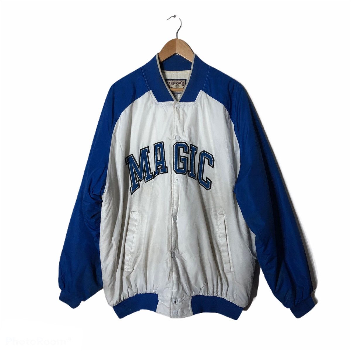 NBA VINTAGE NBA TEAM MAGIC BUTTON VARSITY JACKET Size US XXL / EU 58 / 5 - 1 Thumbnail