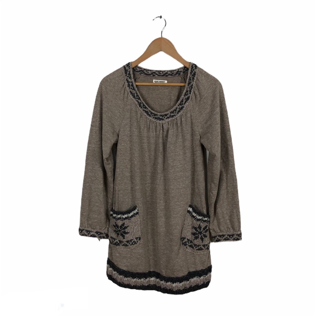 Blue Blue Japan LONG SLEEVE HEART MARKET BY BLUE BLUE JAPAN Size US M / EU 48-50 / 2 - 1 Thumbnail