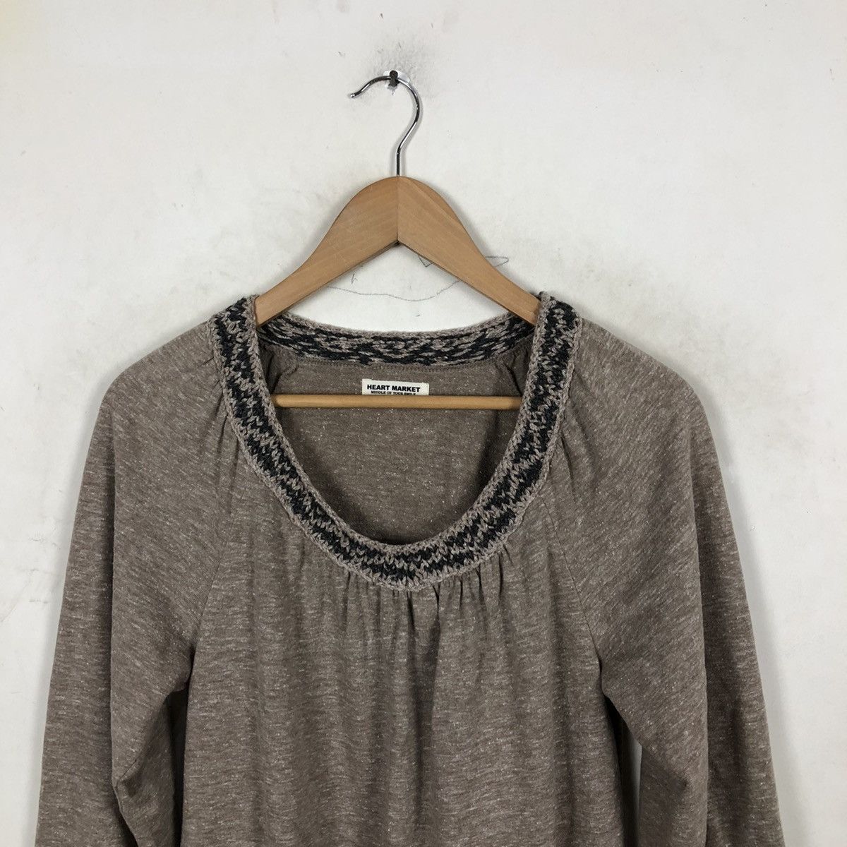 Blue Blue Japan LONG SLEEVE HEART MARKET BY BLUE BLUE JAPAN Size US M / EU 48-50 / 2 - 3 Thumbnail