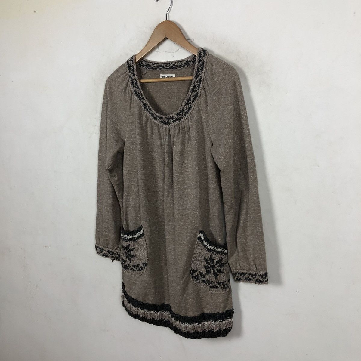 Blue Blue Japan LONG SLEEVE HEART MARKET BY BLUE BLUE JAPAN Size US M / EU 48-50 / 2 - 2 Thumbnail