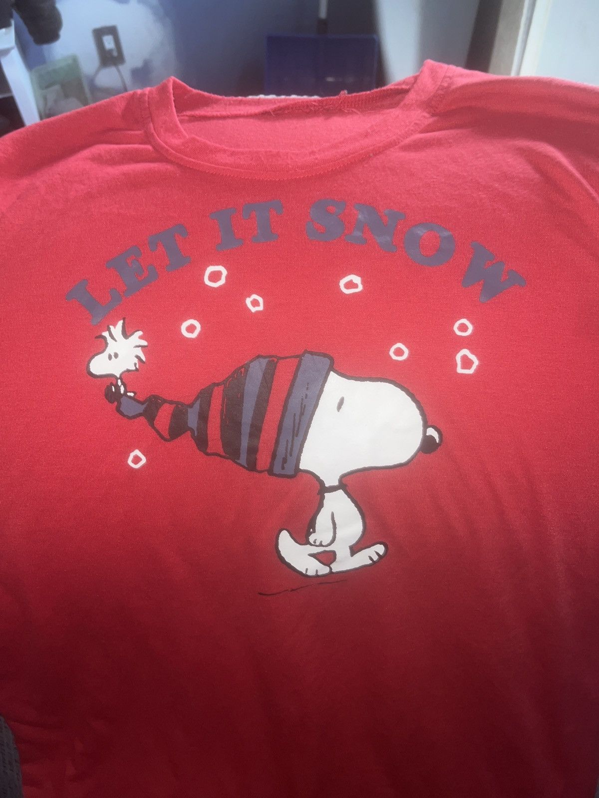Peanuts Peanuts Let It Snow Snoopy Pajama LS Tee Size US L / EU 52-54 / 3 - 2 Thumbnail