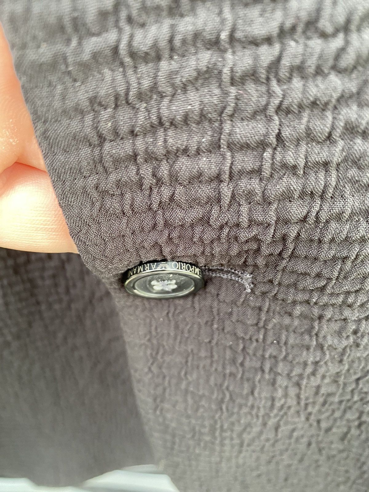 Emporio Armani Emporio Armani viscose rare luxury blazer Size 52S - 8 Thumbnail