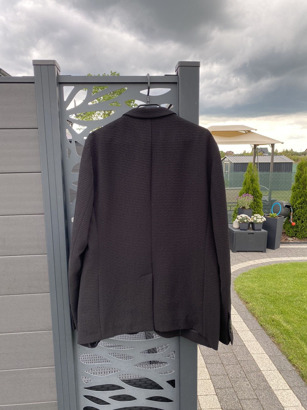 Emporio Armani Emporio Armani viscose rare luxury blazer Size 52S - 4 Thumbnail