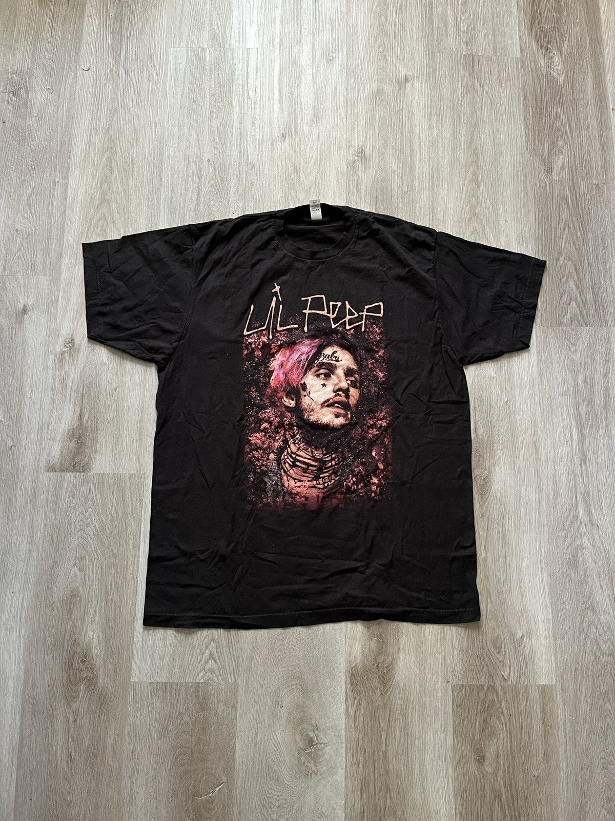 image of Lil Peep Shirt in Black, Men's (Size XL)