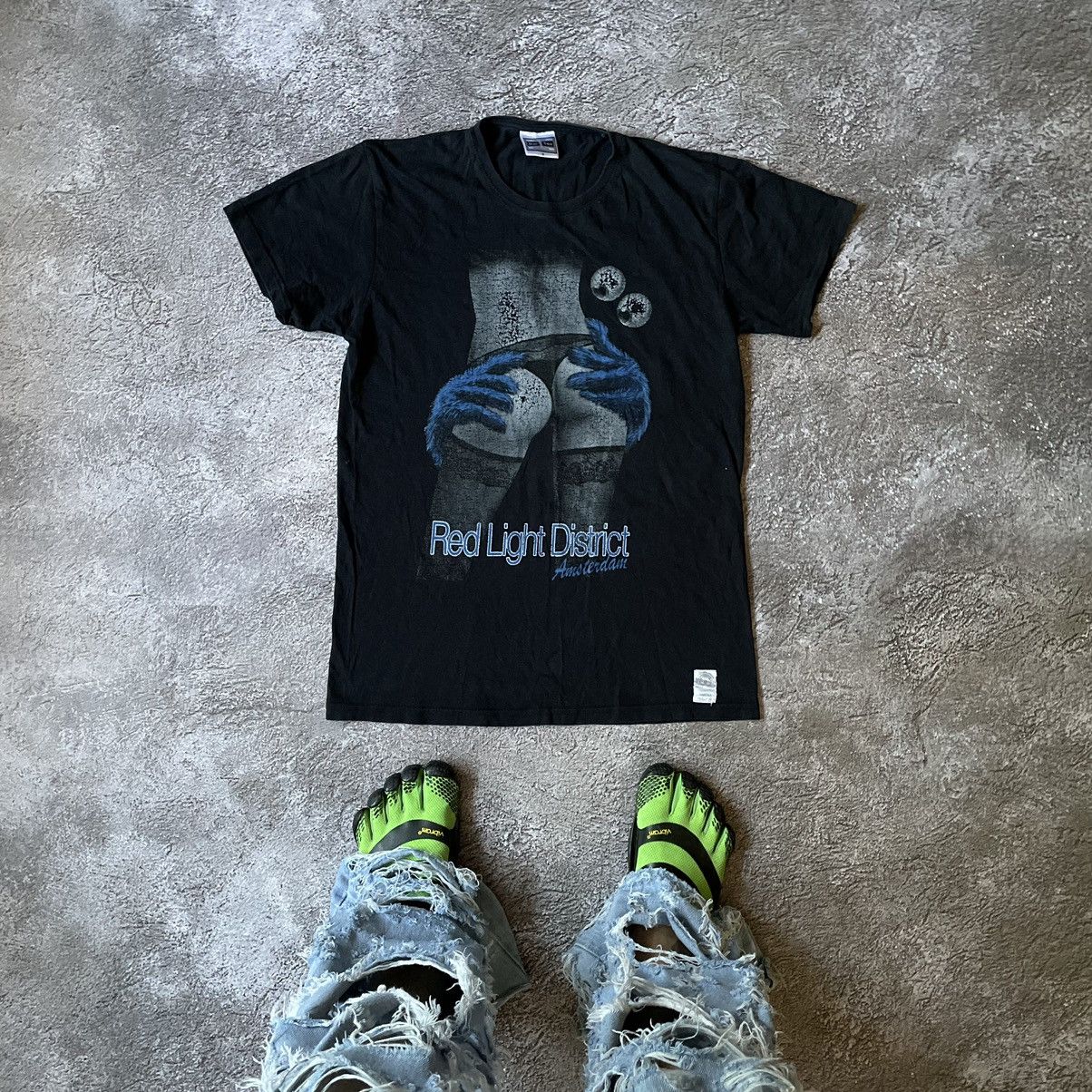 Vintage Vintage Y2K Sun Faded Graphic Tee Blue Black Small Relaxed Size US S / EU 44-46 / 1 - 1 Thumbnail