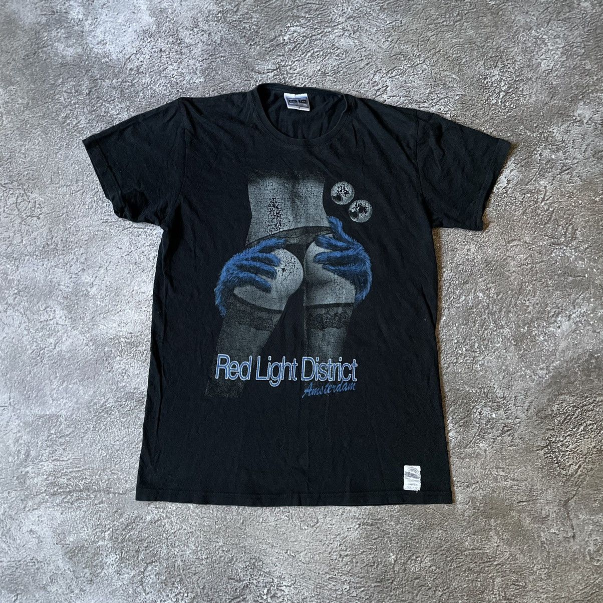 Vintage Vintage Y2K Sun Faded Graphic Tee Blue Black Small Relaxed Size US S / EU 44-46 / 1 - 2 Thumbnail