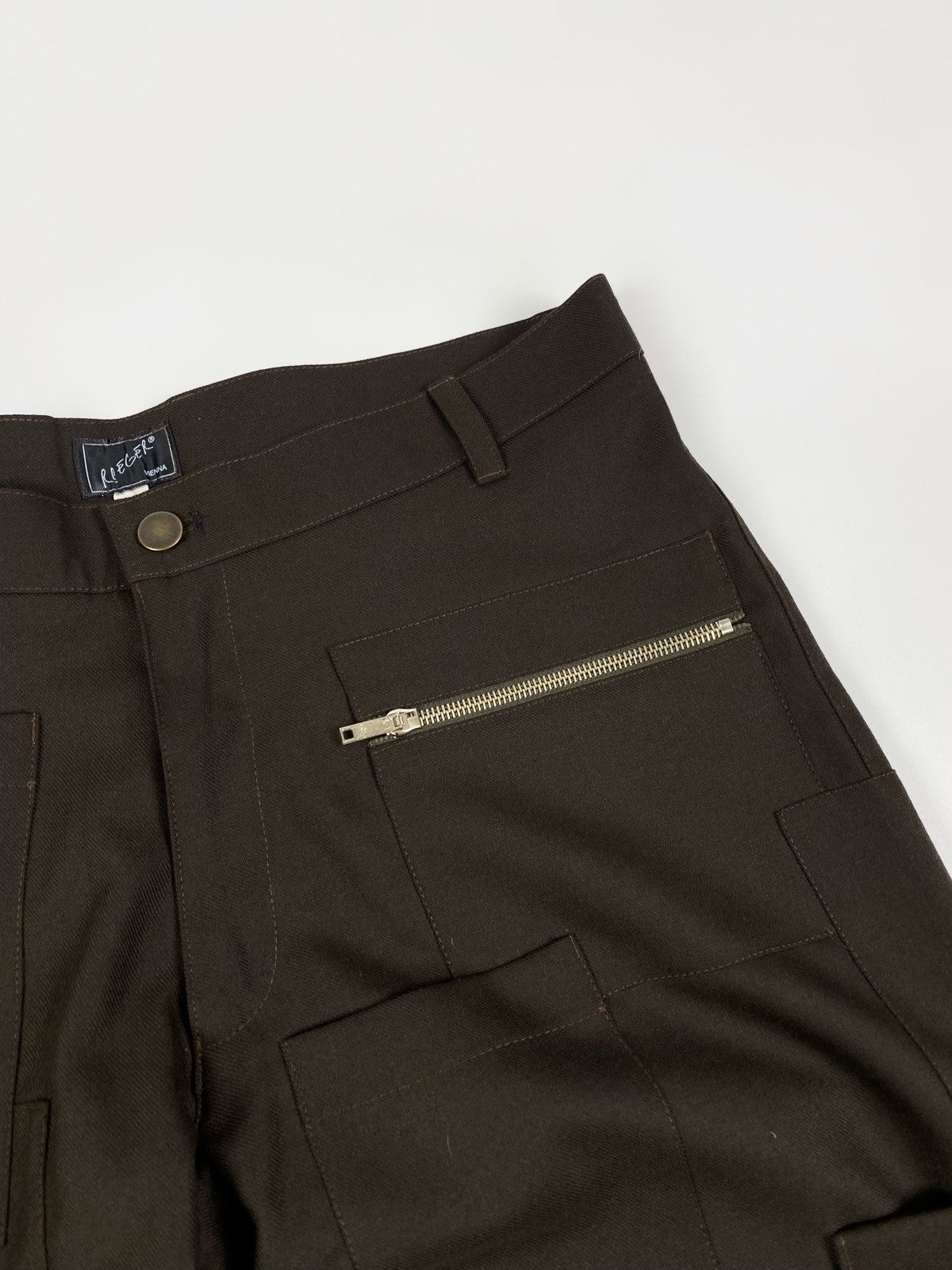 Vintage Vintage Multi Pockets Brown Trousers Pants Size US 34 / EU 50 - 7 Thumbnail