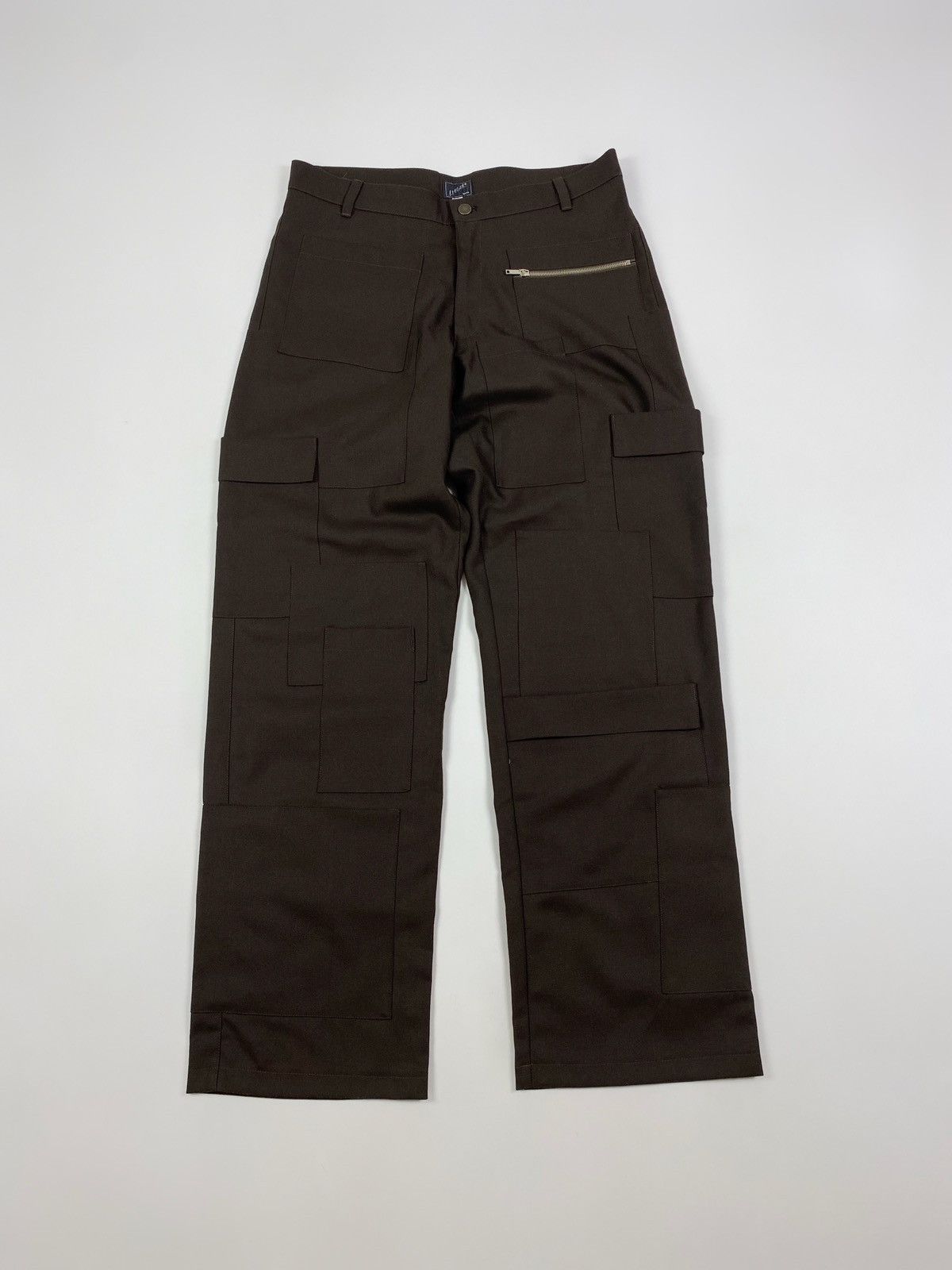 Vintage Vintage Multi Pockets Brown Trousers Pants Size US 34 / EU 50 - 4 Thumbnail