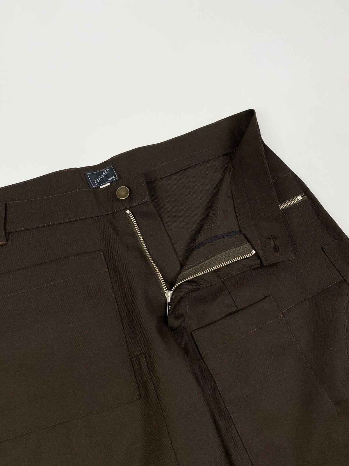 Vintage Vintage Multi Pockets Brown Trousers Pants Size US 34 / EU 50 - 8 Thumbnail