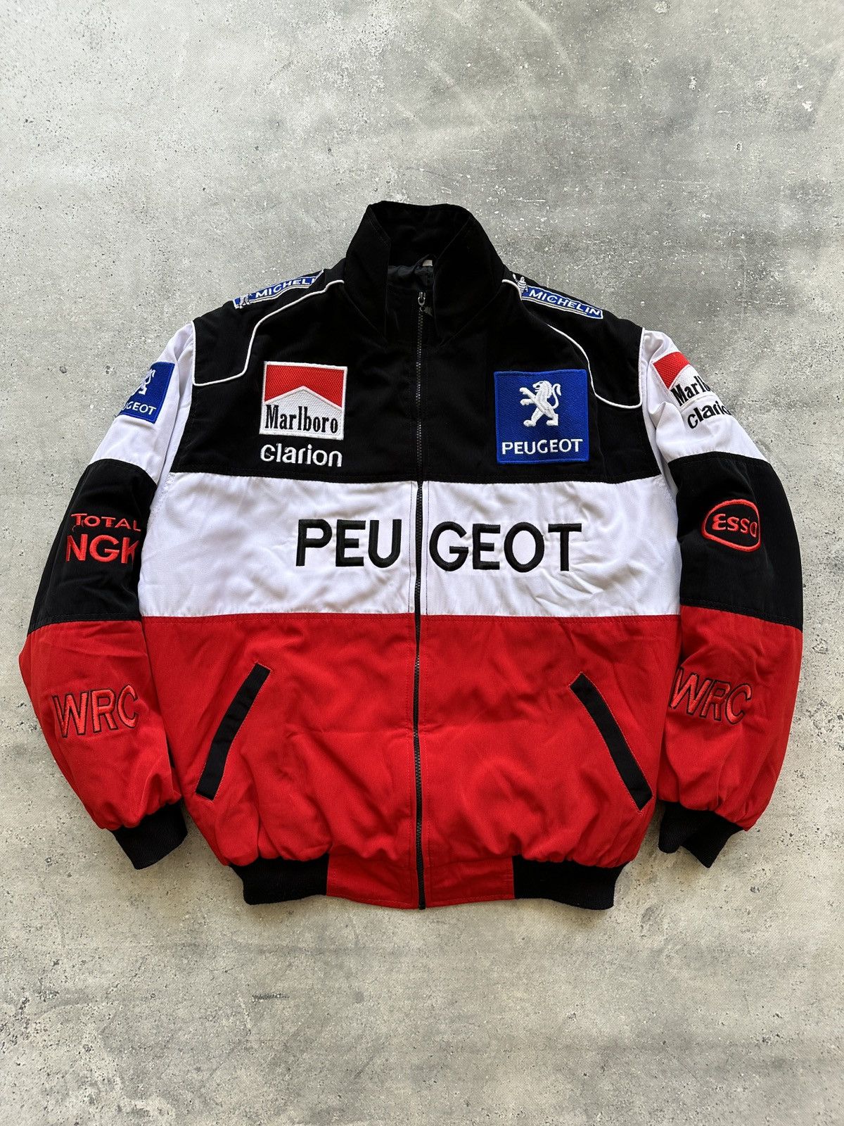 Vintage PEUGEOT MARLBORO WRC RACING JACKET | Grailed