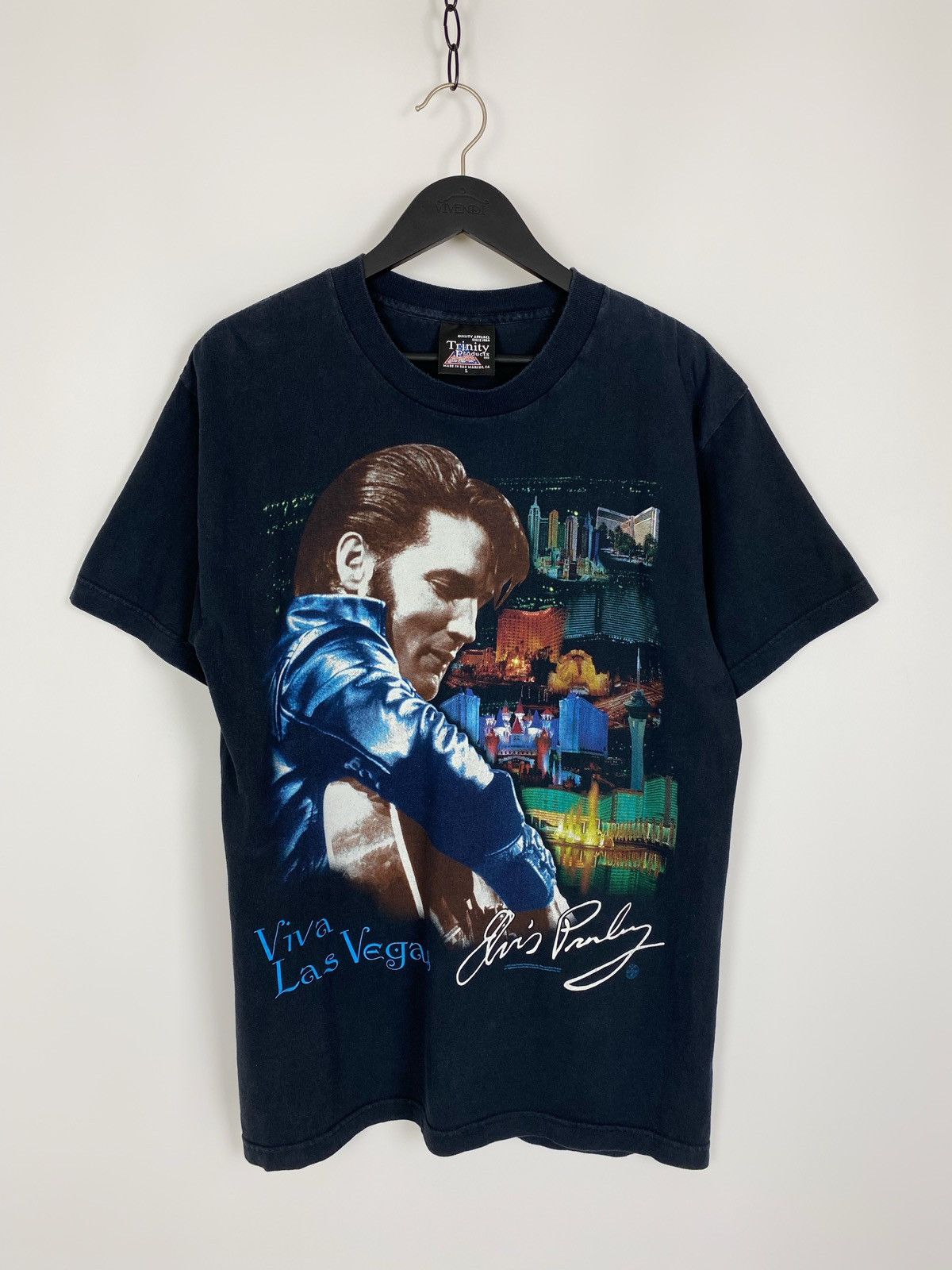 Band Tees 1997 Vintage Elvis Presley Viva Pas Vegas T-Shirt | Grailed