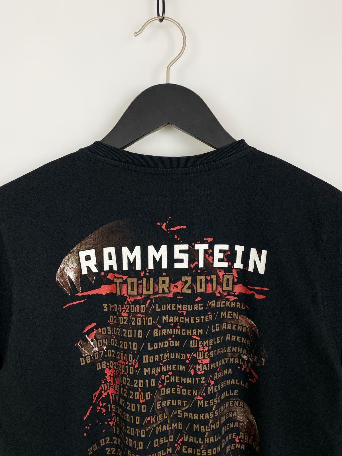 Band Tees 2010 Rammstein Tour Rock T-Shirt Size US S / EU 44-46 / 1 - 8 Thumbnail