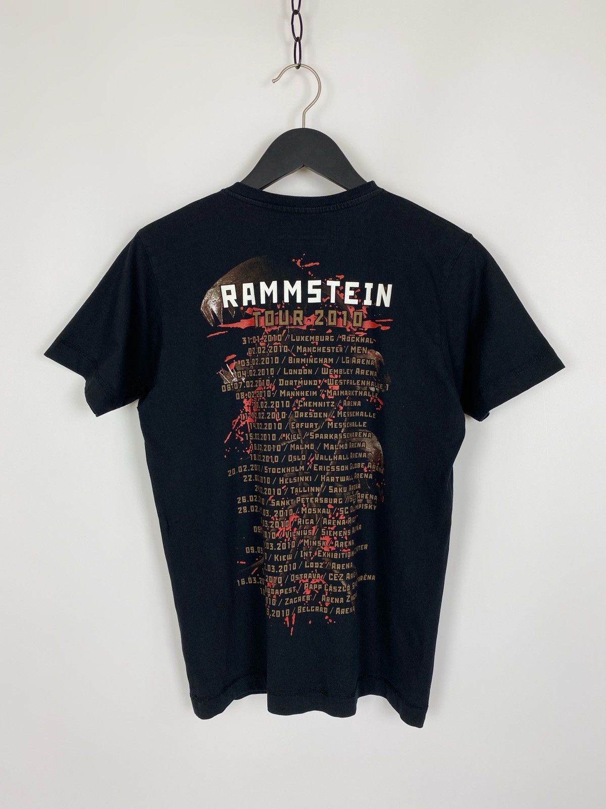 Band Tees 2010 Rammstein Tour Rock T-Shirt Size US S / EU 44-46 / 1 - 6 Thumbnail