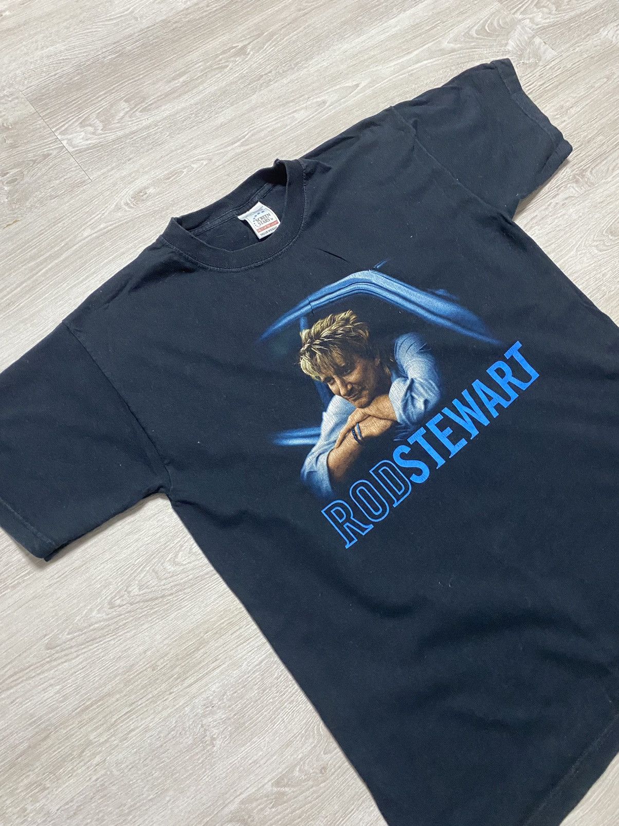 Band Tees Vintage Y2K Rod Stewart Europe tor 2002 Size US L / EU 52-54 / 3 - 1 Thumbnail