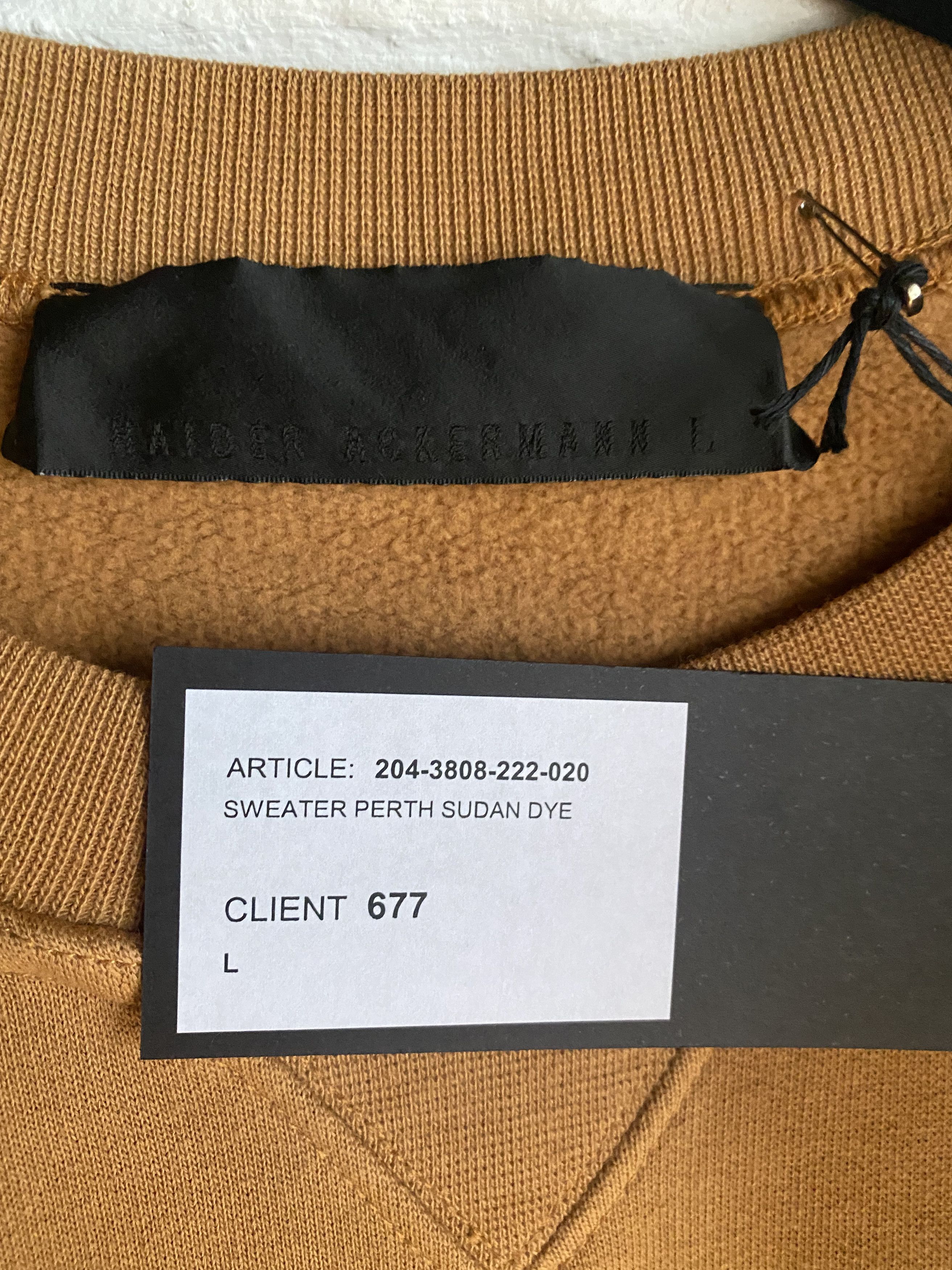 Haider Ackermann Perth Sweatshirt Size L Size US L / EU 52-54 / 3 - 4 Thumbnail