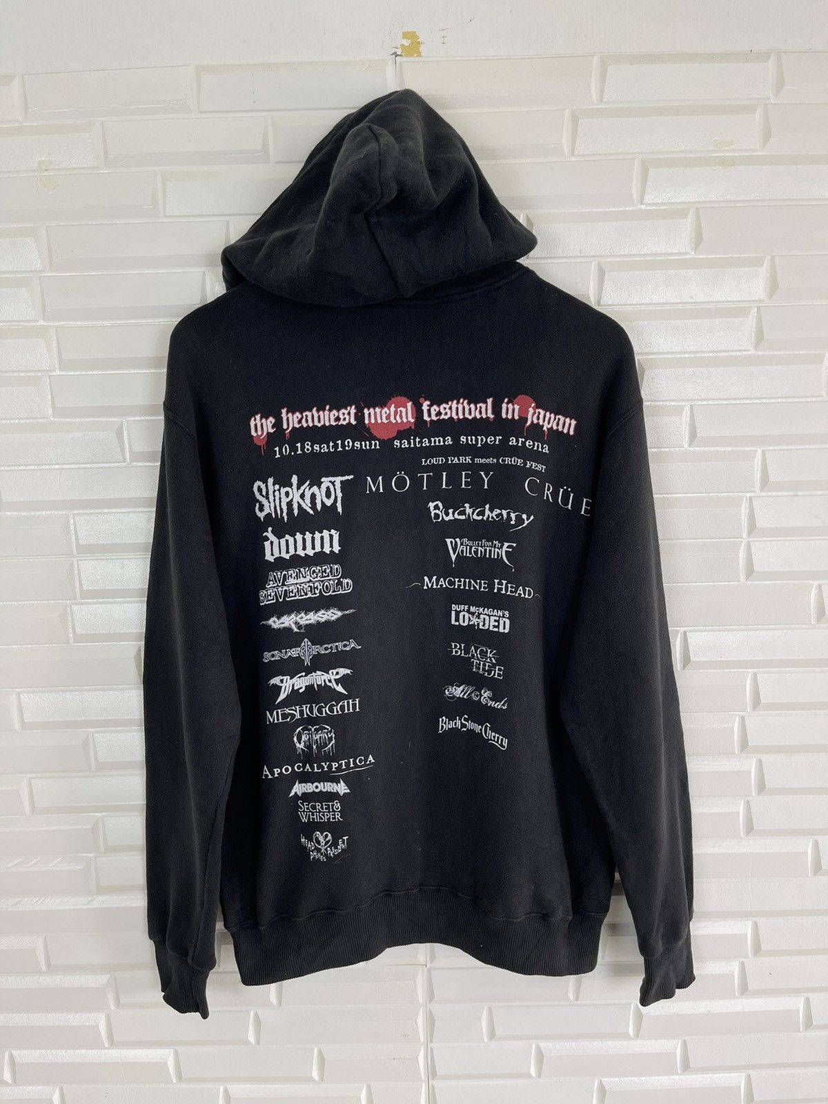 Band Tees The Haviest Metal Festival Japan Motley Crue Slipknot Size US S / EU 44-46 / 1 - 1 Thumbnail