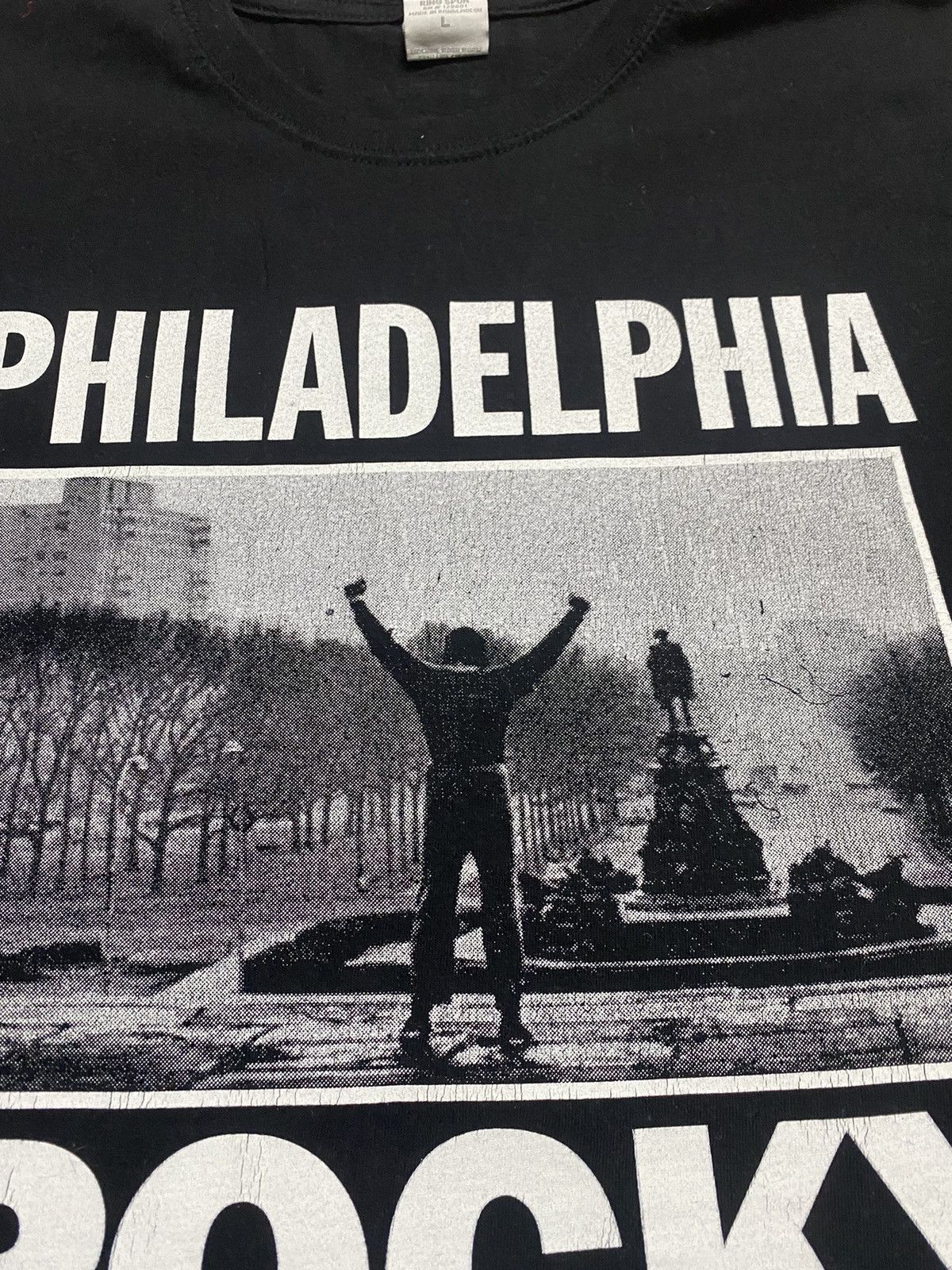 Vintage Vintage Rocky Balboa Philadelphia Creed tee Size US L / EU 52-54 / 3 - 5 Thumbnail