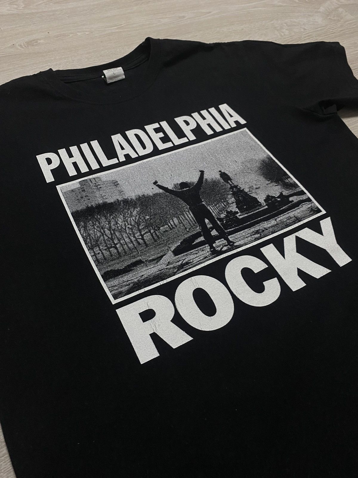 Vintage Vintage Rocky Balboa Philadelphia Creed tee Size US L / EU 52-54 / 3 - 1 Thumbnail