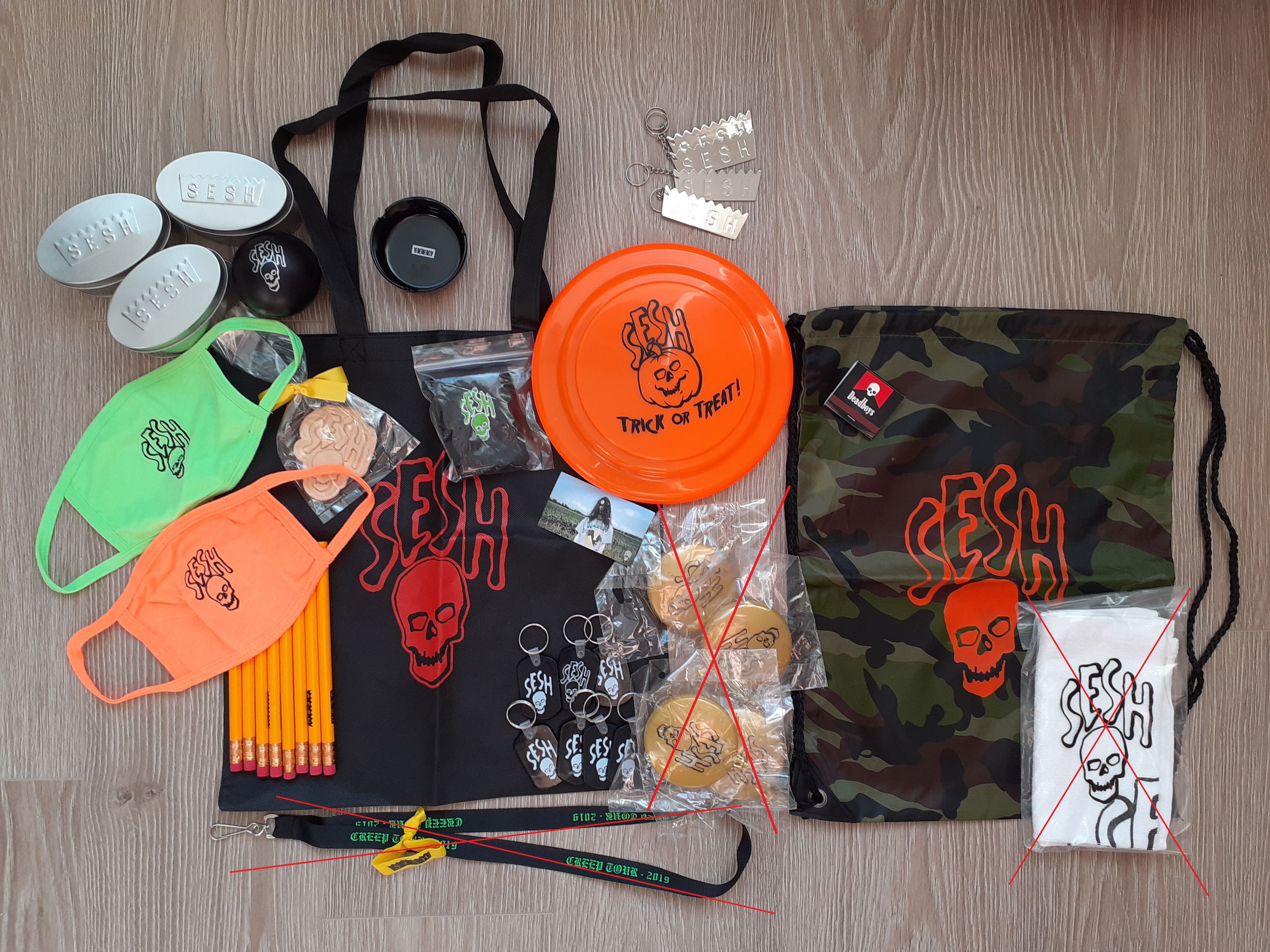 image of Bones x Team Sesh Teamsesh Accessories, Men's