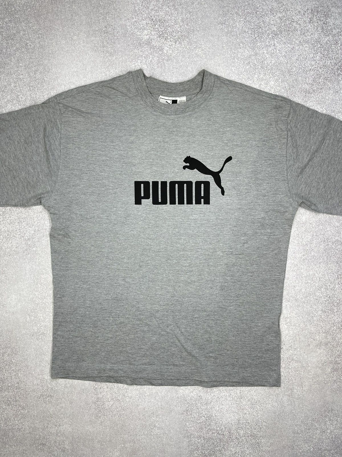 Puma Vintage Puma T Shirt Grey Big Logo Y2K Size XXL Size US XXL / EU 58 / 5 - 2 Thumbnail