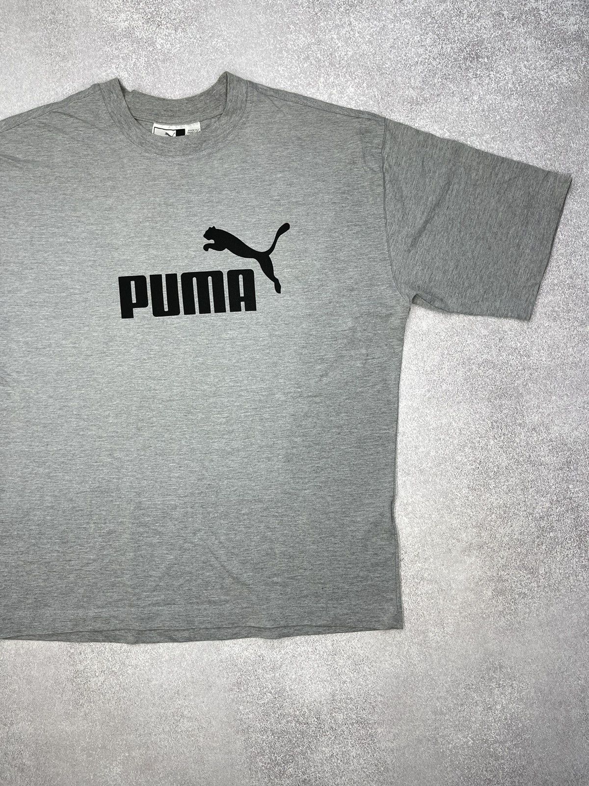 Puma Vintage Puma T Shirt Grey Big Logo Y2K Size XXL Size US XXL / EU 58 / 5 - 3 Thumbnail