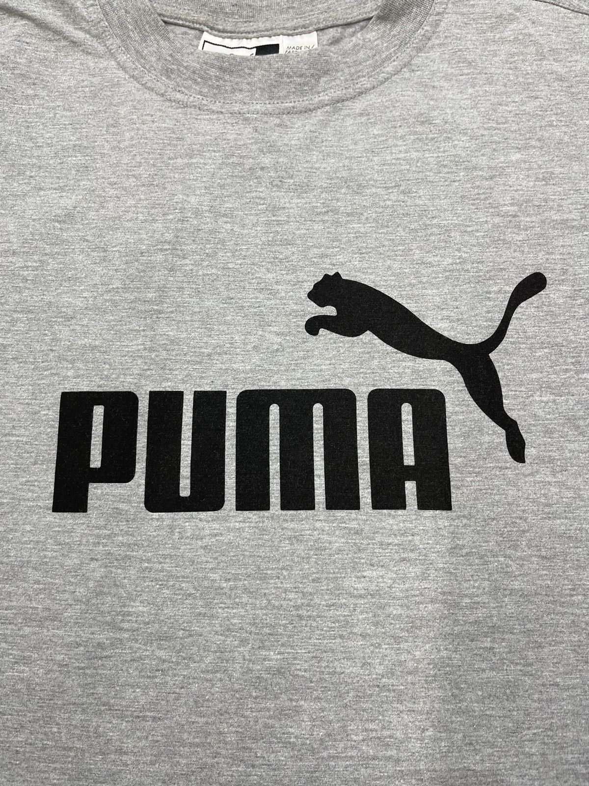 Puma Vintage Puma T Shirt Grey Big Logo Y2K Size XXL Size US XXL / EU 58 / 5 - 5 Thumbnail
