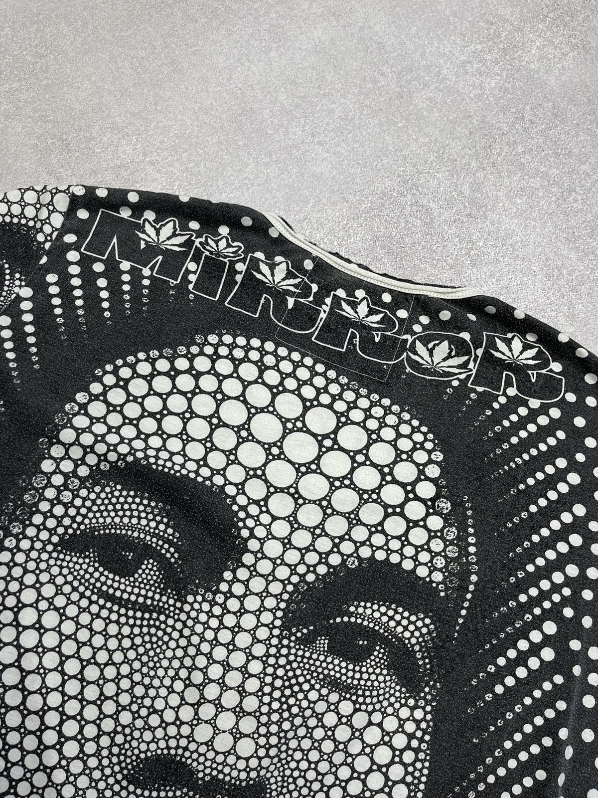 Bob Marley × Vintage Vintage Mirror Bob Marley Big Print Band Y2K Psychedelic Size US M / EU 48-50 / 2 - 5 Thumbnail