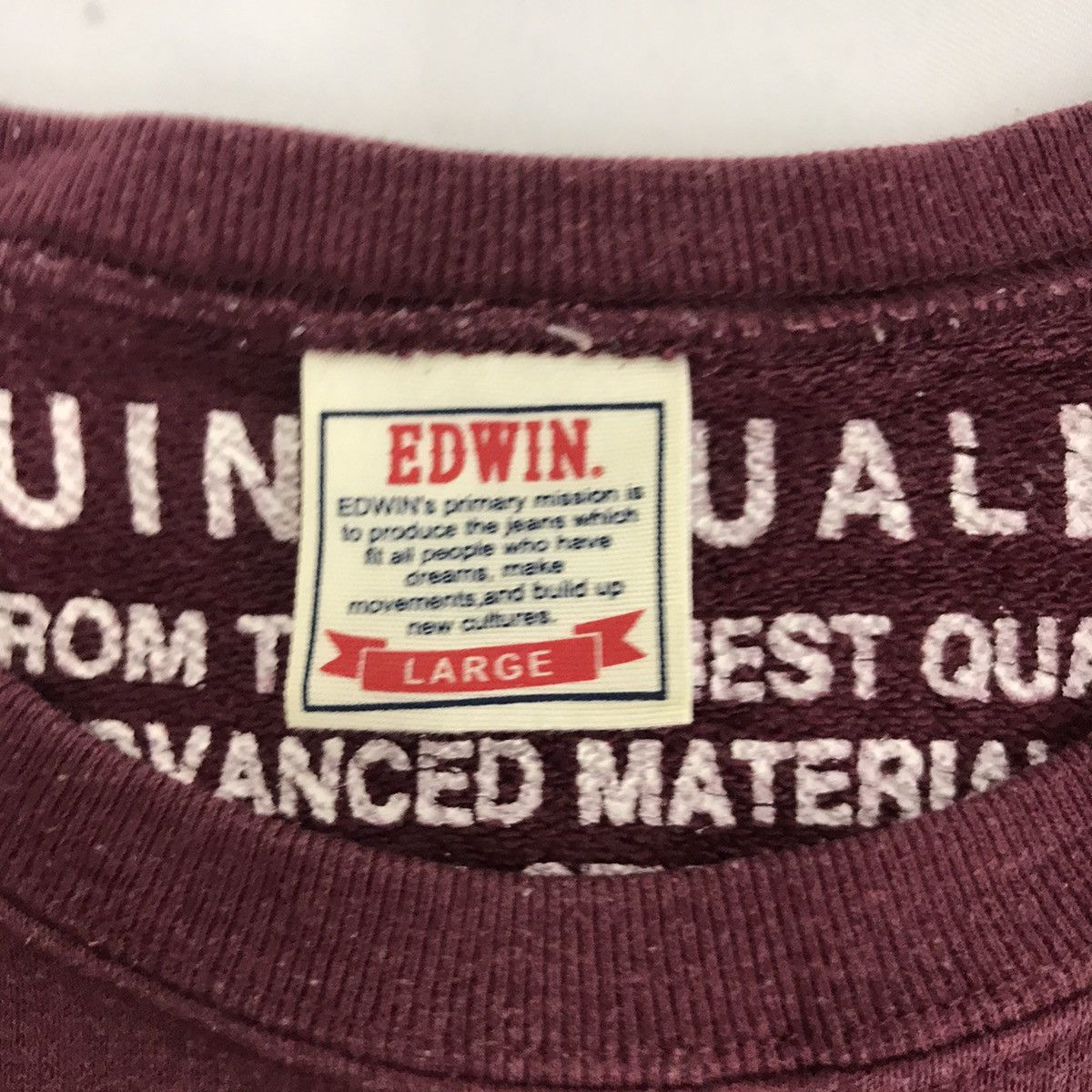 Edwin Edwin Pull Over Sweatshirt Jacket Winter Wear Big Logo Size M / US 6-8 / IT 42-44 - 3 Thumbnail