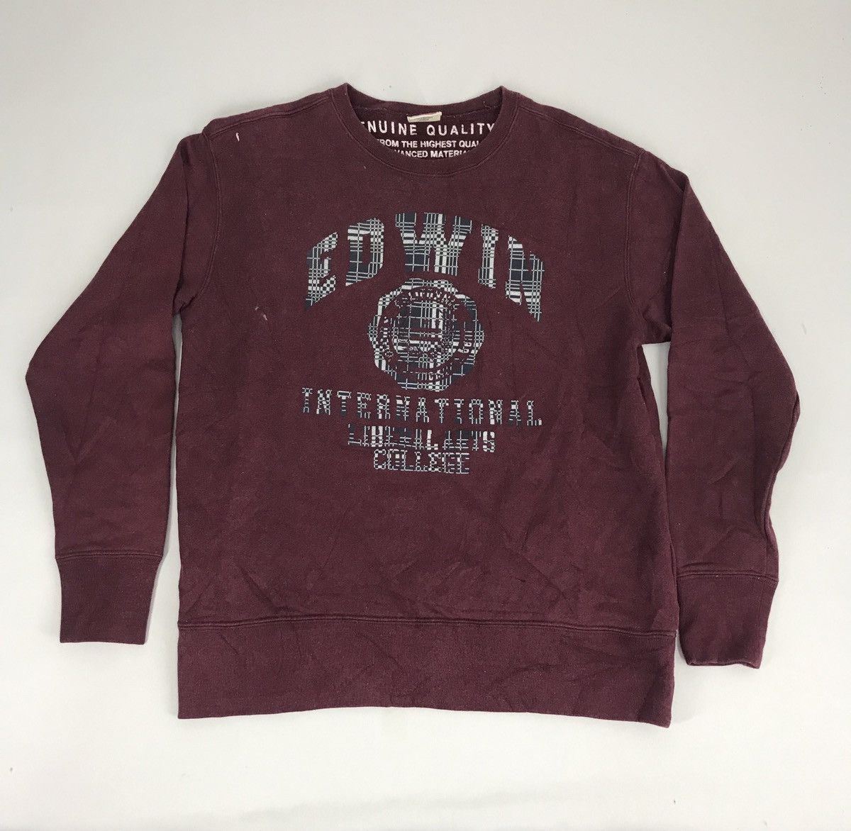 Edwin Edwin Pull Over Sweatshirt Jacket Winter Wear Big Logo Size M / US 6-8 / IT 42-44 - 1 Thumbnail