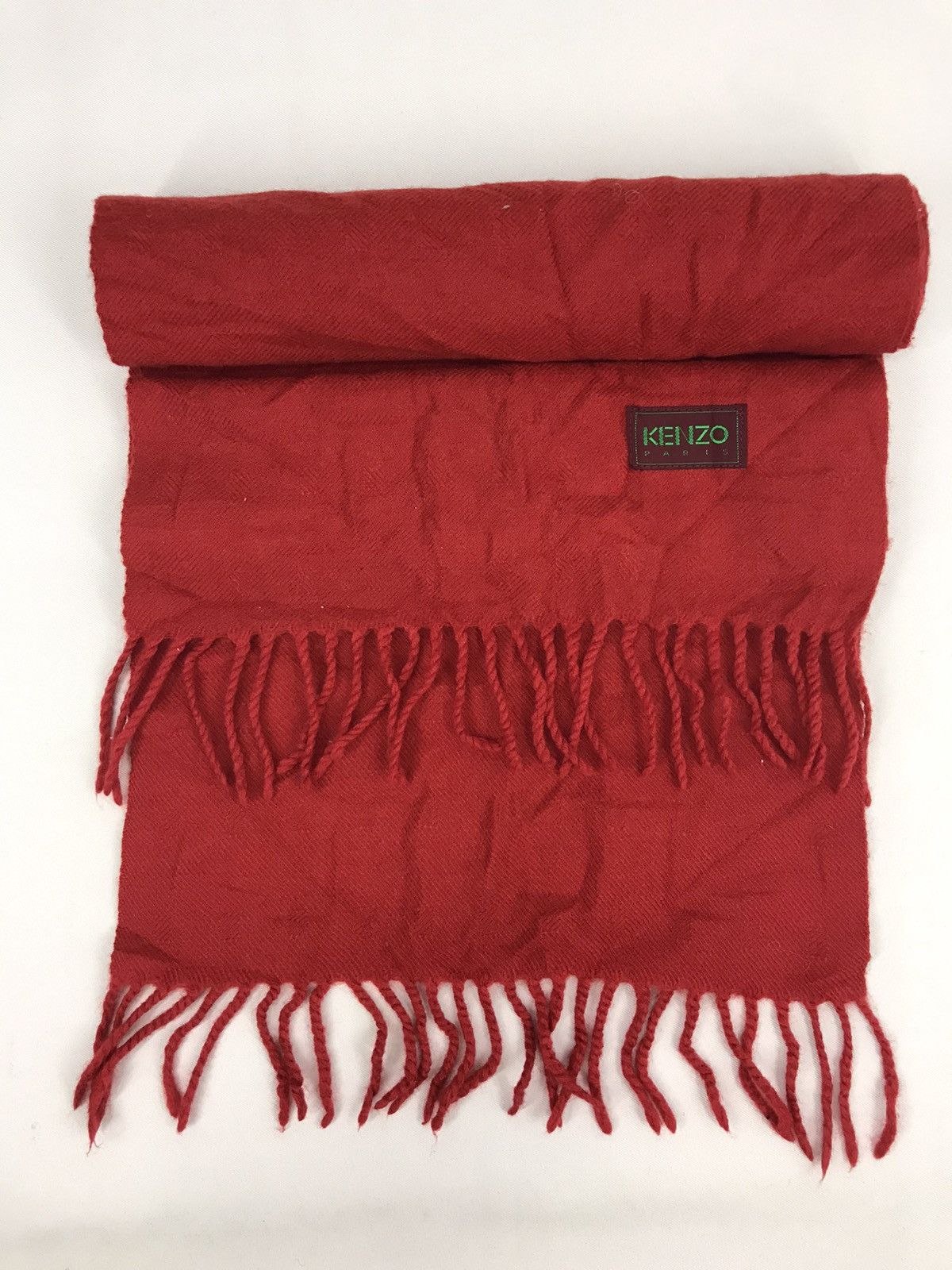 Designer Kenzo Plain Muffler Scarf Luxury Fashion Designer Size ONE SIZE - 1 Thumbnail