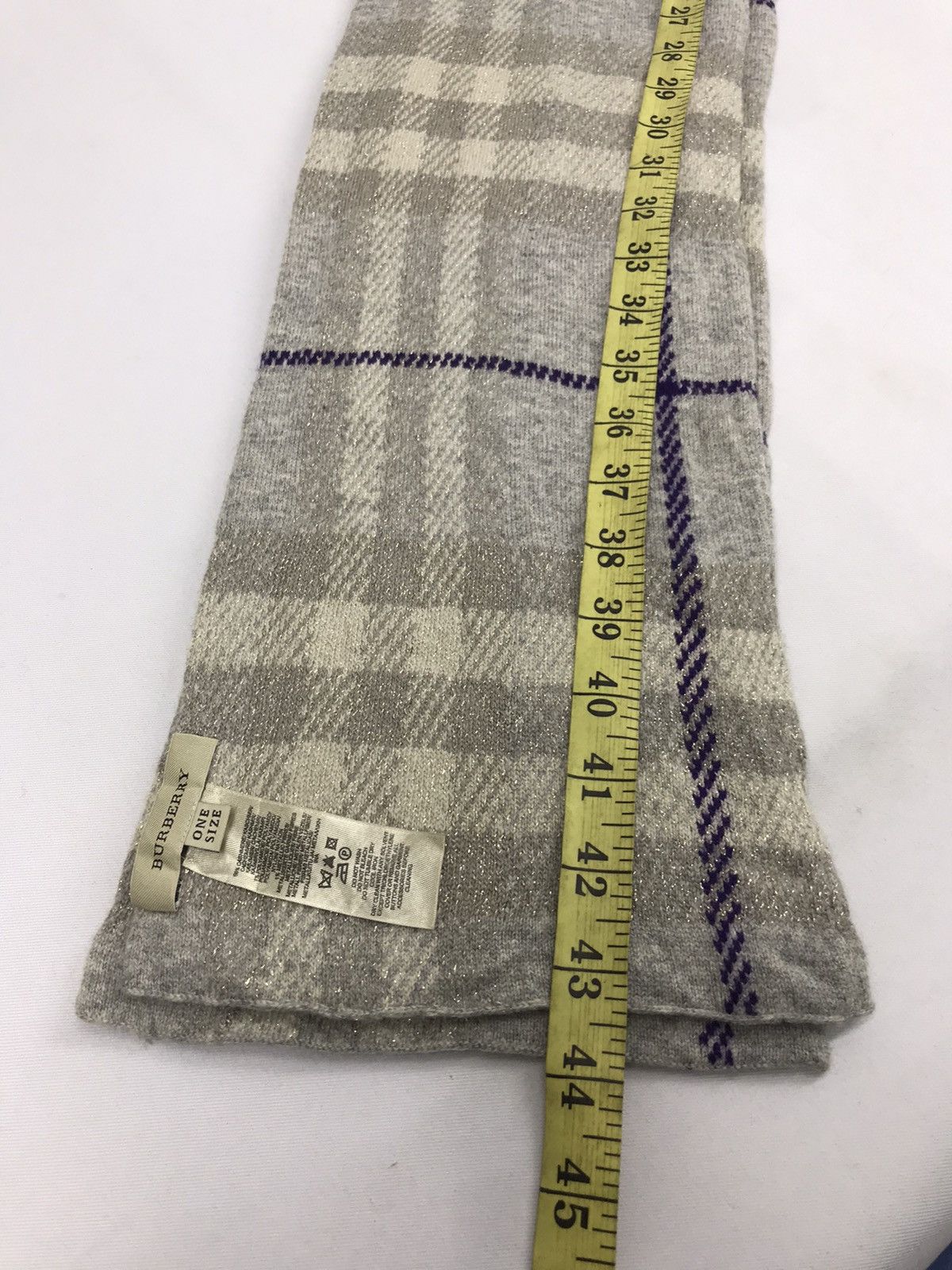 Burberry BURBERRY London Nova Check Striped Design Muffler Scarf Size ONE SIZE - 4 Thumbnail