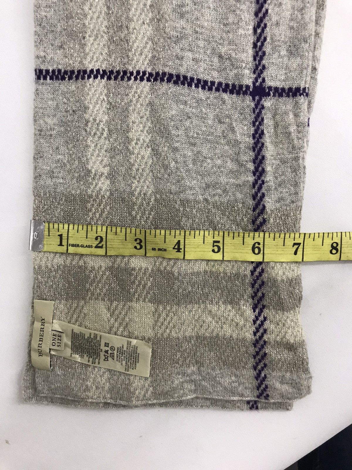 Burberry BURBERRY London Nova Check Striped Design Muffler Scarf Size ONE SIZE - 3 Thumbnail