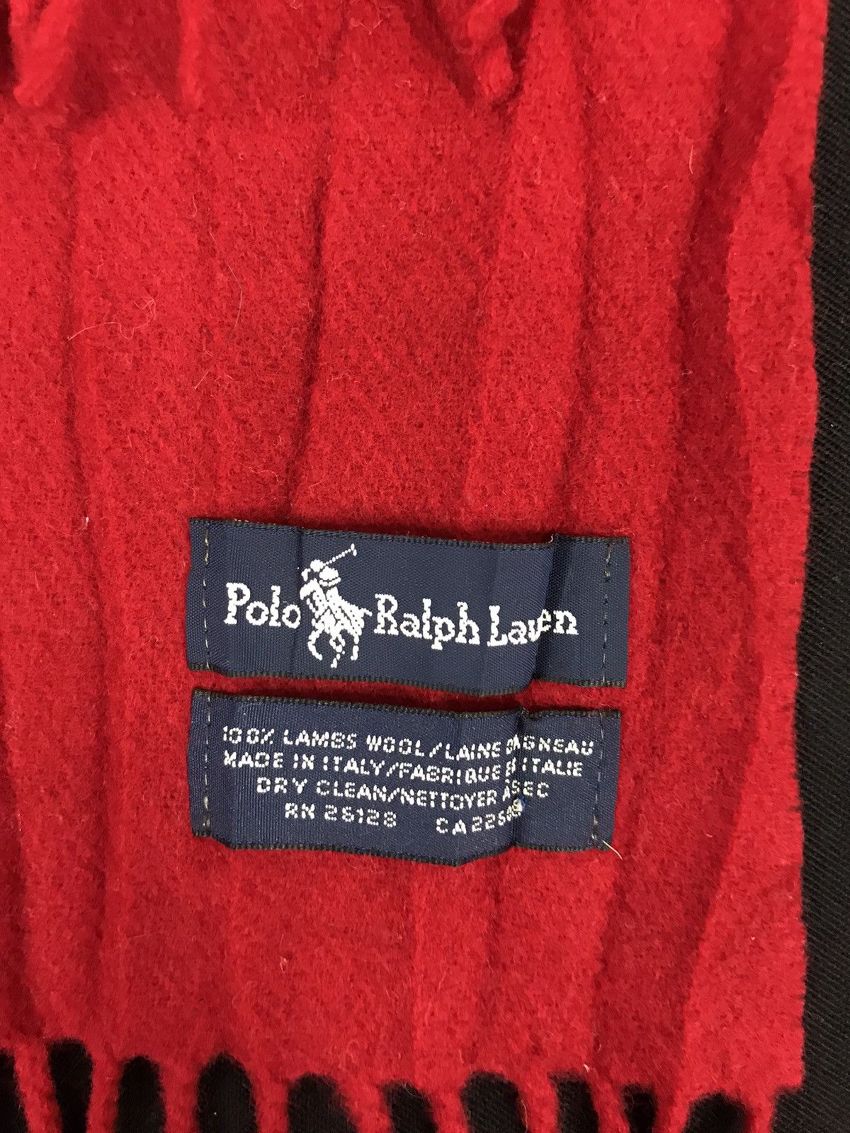 Polo Ralph Lauren Vintage Polo Ralph Lauren Big Pony Logo Plain Muffler Scarf Size ONE SIZE - 5 Thumbnail