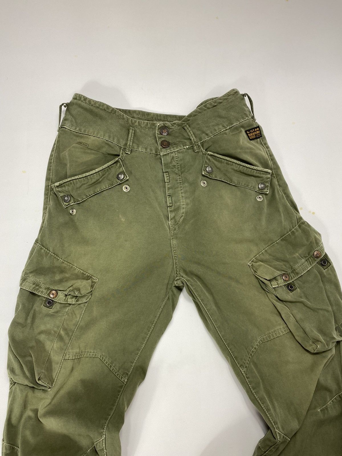 G-Star 🔥LASTDROP🔥 Army Trooper Loose Tapered WMN Cargo Size 31" - 11 Thumbnail