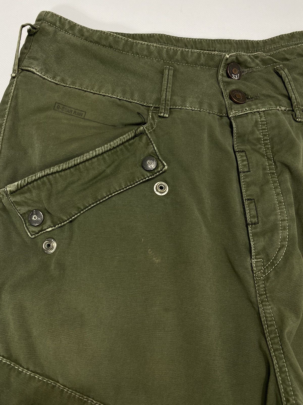 G-Star 🔥LASTDROP🔥 Army Trooper Loose Tapered WMN Cargo Size 31" - 4 Thumbnail
