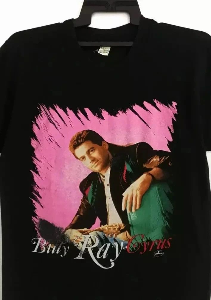 Band Tees × Vintage Vintage 90s Billy Ray Cyrus Band Tee Country Essential Size US XL / EU 56 / 4 - 3 Thumbnail
