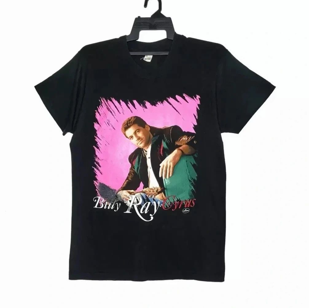 Band Tees × Vintage Vintage 90s Billy Ray Cyrus Band Tee Country Essential Size US XL / EU 56 / 4 - 1 Thumbnail