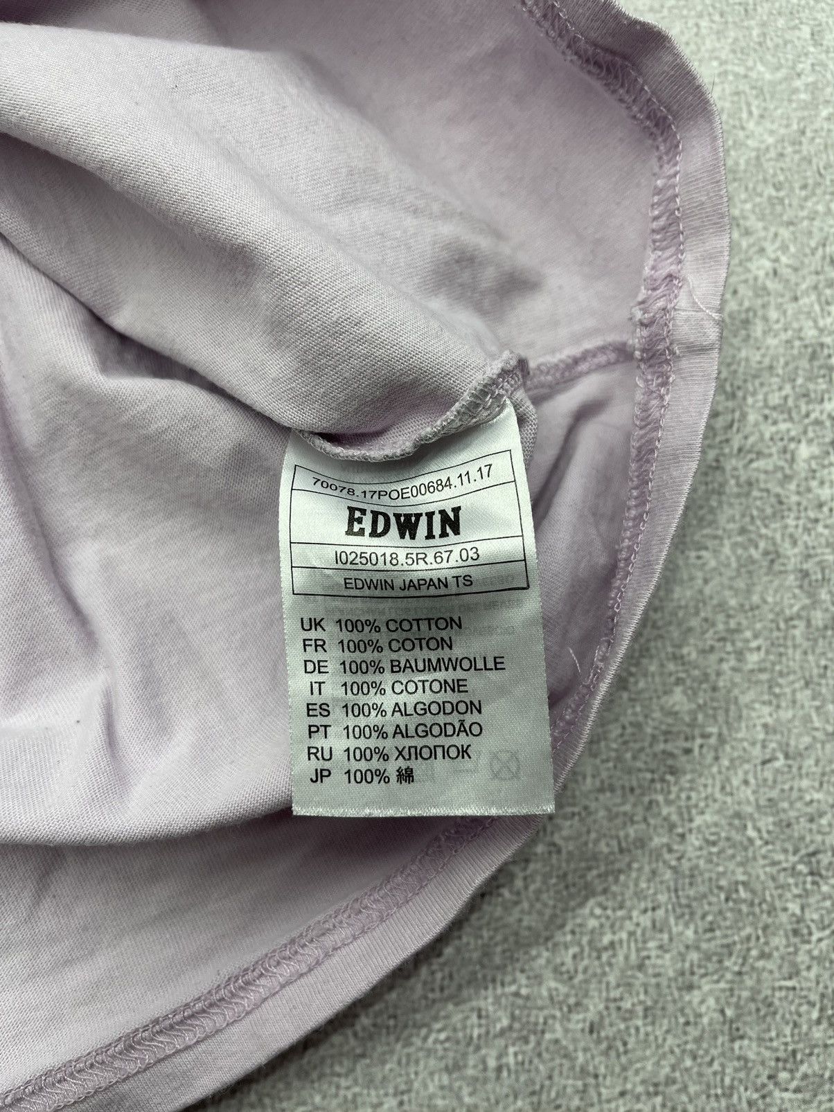 Edwin Mens Edwin Japan T Shirt Size US L / EU 52-54 / 3 - 6 Thumbnail