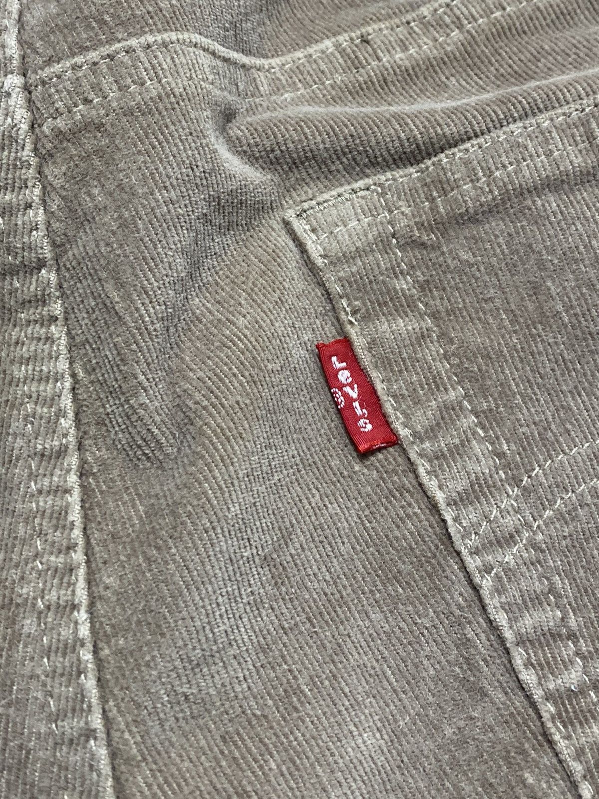 Levi's 🔥LASTDROP🔥 Rare Workers Corduroy Beige Pants Workwear Size US 34 / EU 50 - 10 Thumbnail