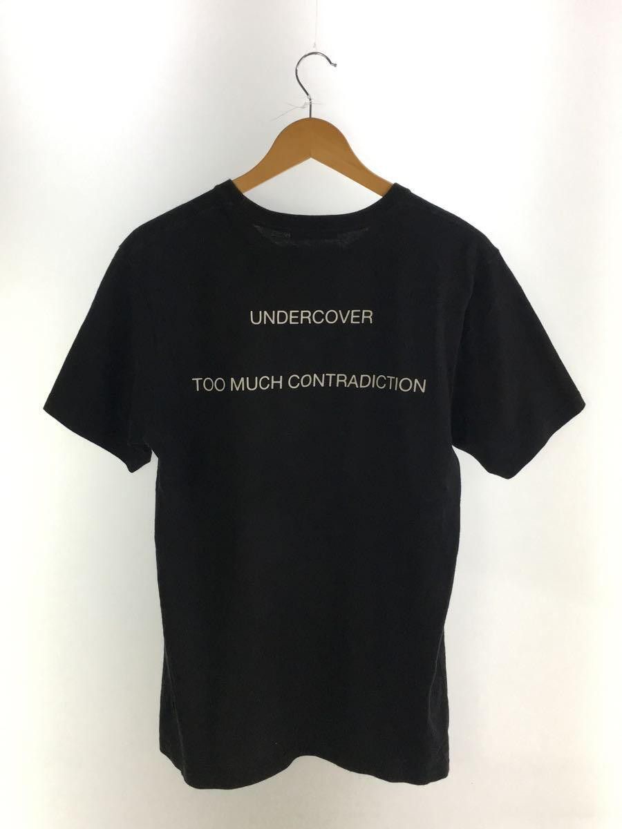 image of Undercover "too Much Contradiction" Script Tee in Black, Men's (Size Medium)