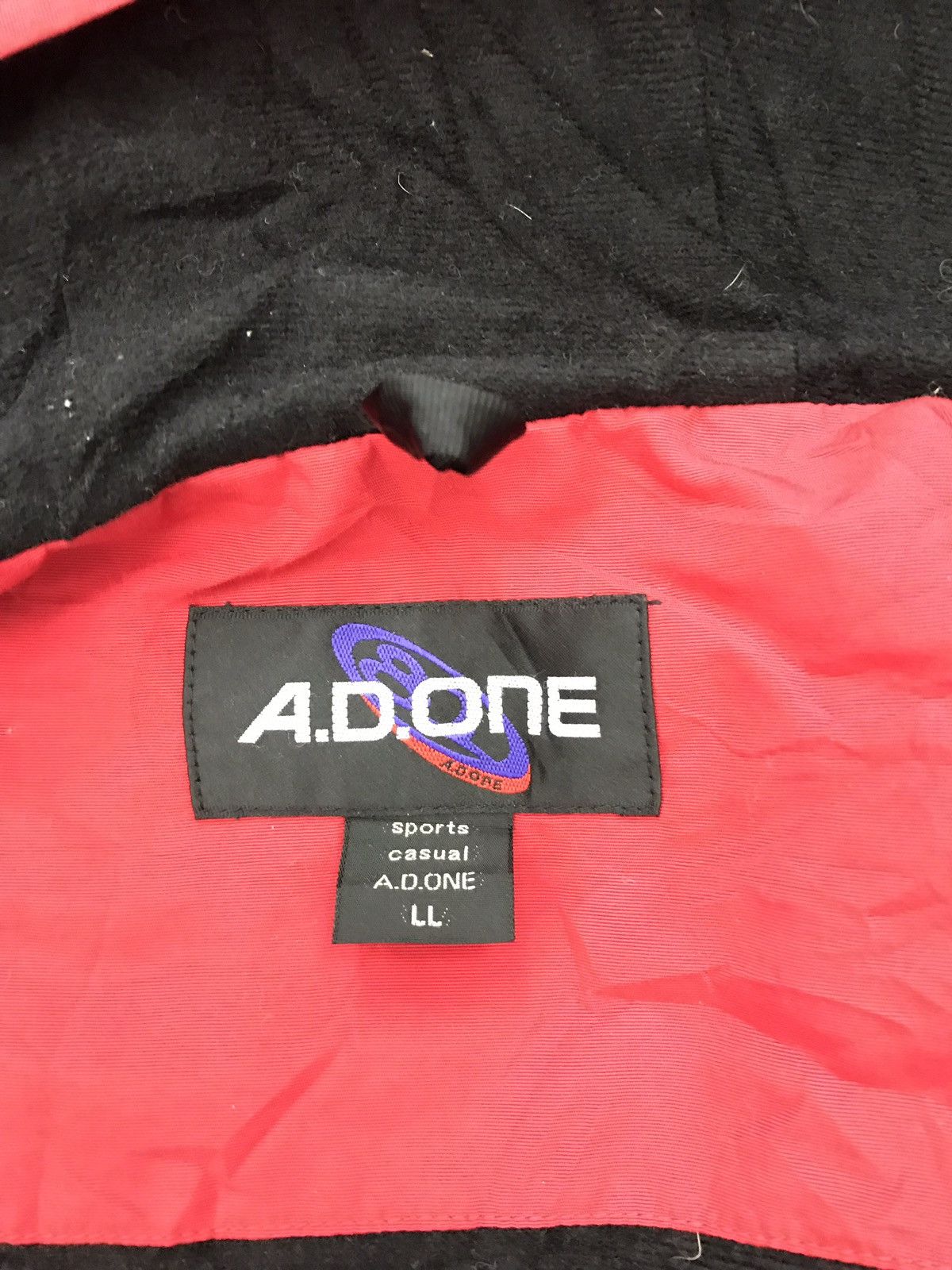 Japanese Brand A.d.one Ad One Jacket Hoodie Winter Wear Athletic Size US XL / EU 56 / 4 - 4 Thumbnail