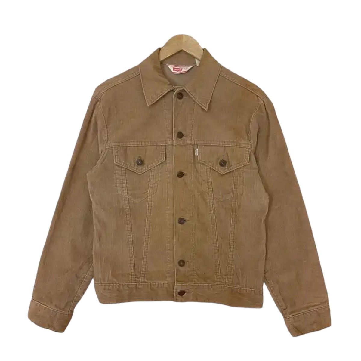 image of Levis Qudroy Jacket Made In Usa White Tag in Brown, Men's (Size Medium)