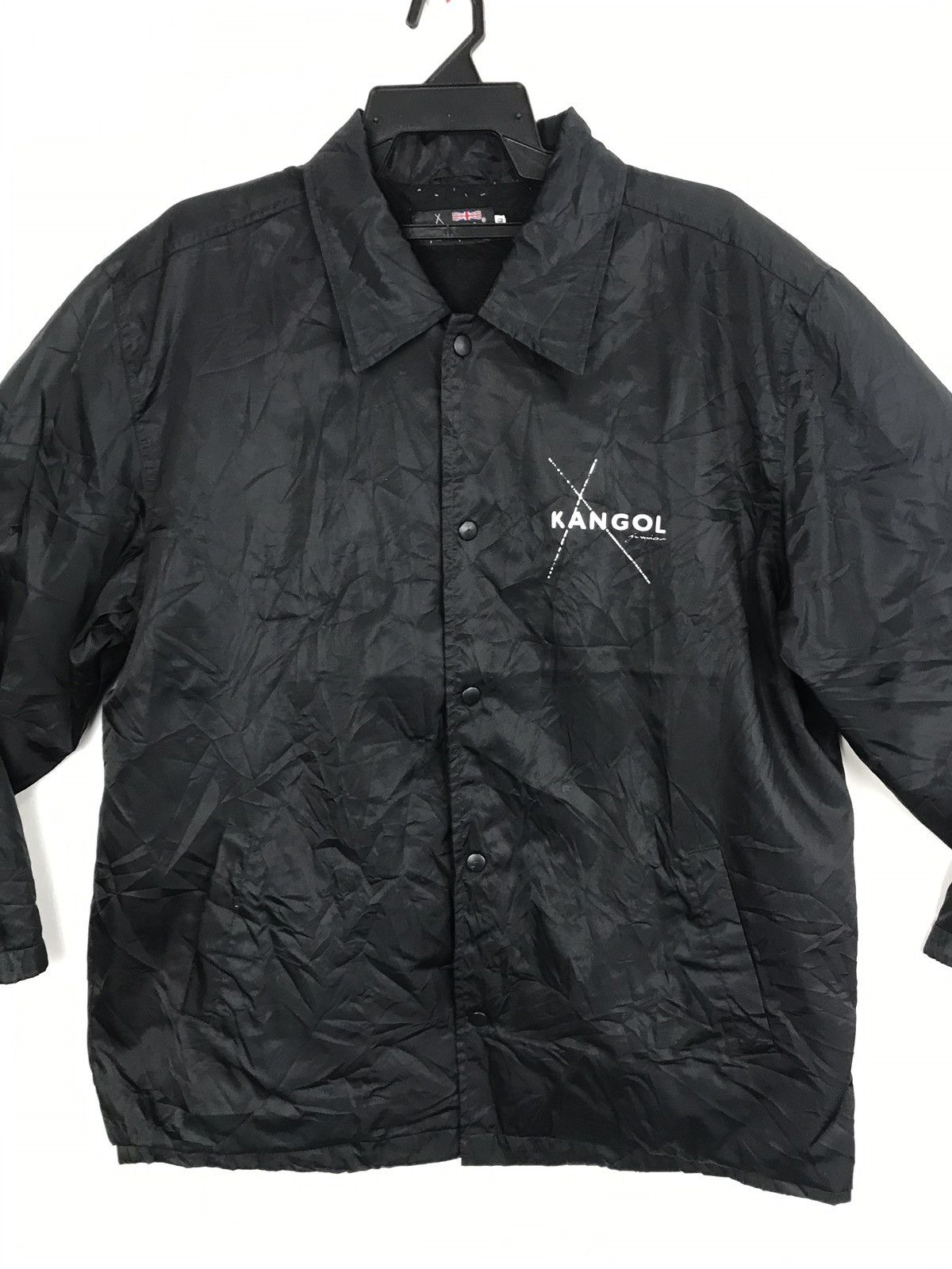 Kangol Kangol Light Jacket Windbreaker Snap Button Big Logo Size US XL / EU 56 / 4 - 4 Thumbnail