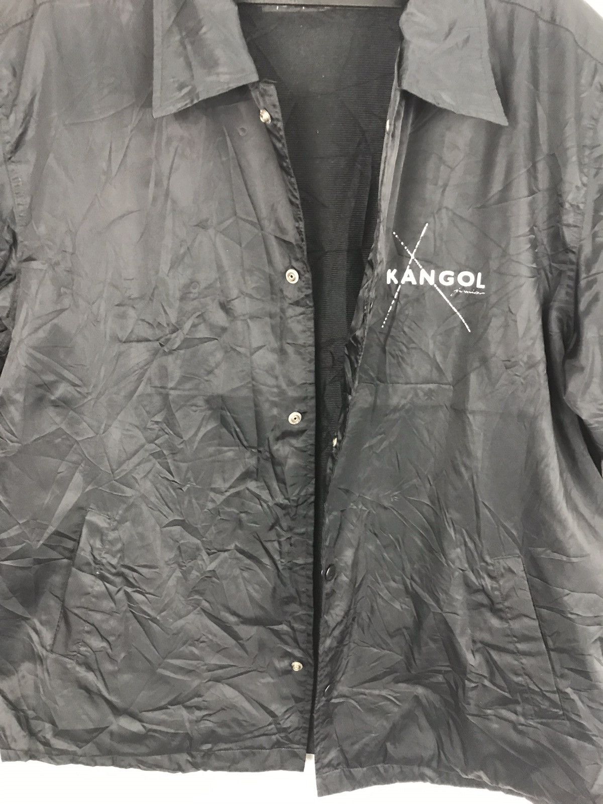 Kangol Kangol Light Jacket Windbreaker Snap Button Big Logo Size US XL / EU 56 / 4 - 12 Thumbnail
