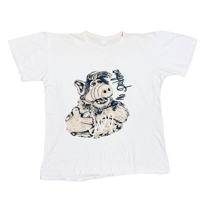 T-SHIRT ALF TELEFILM SERIE TV SITCOM ANNI '80 90 MELMAC ALIEN - Foto 9