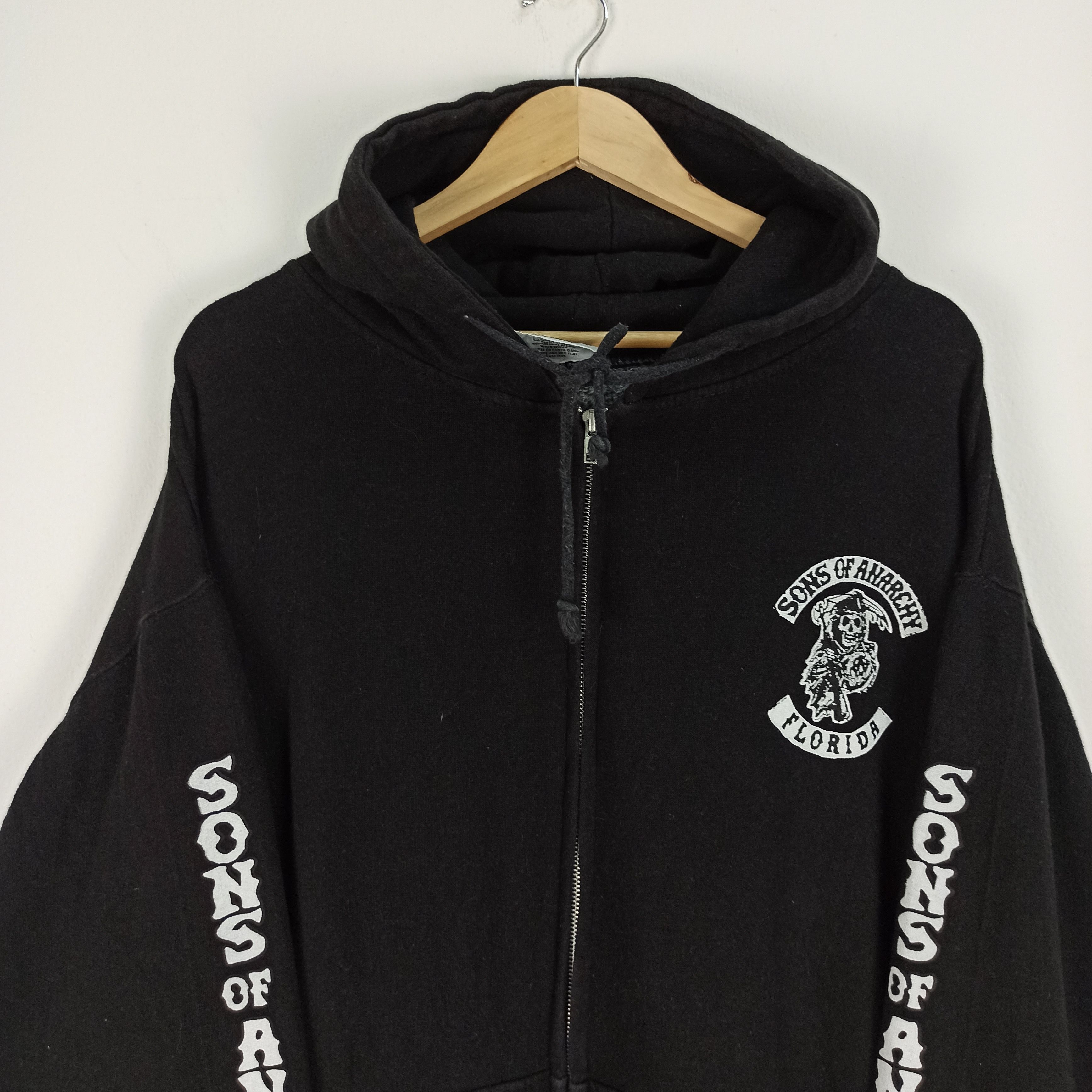 Seditionaries Rare Son Of Anarchy Florida Hoodie Sweatshirt Black Size US XXL / EU 58 / 5 - 5 Thumbnail