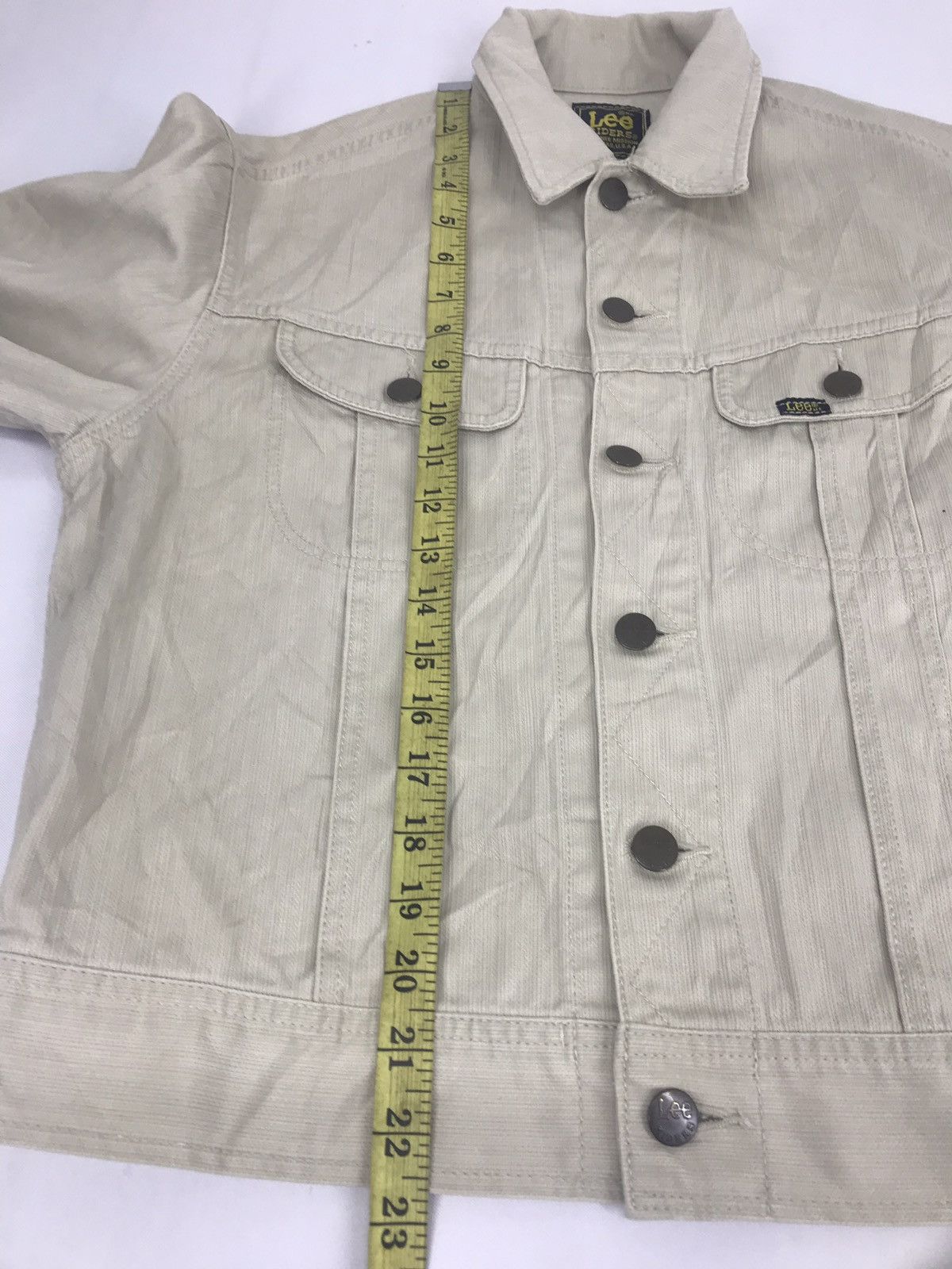 Japanese Brand Lee Denim Jacket Trucker Double Pockets Buttonfly Size M / US 6-8 / IT 42-44 - 8 Thumbnail