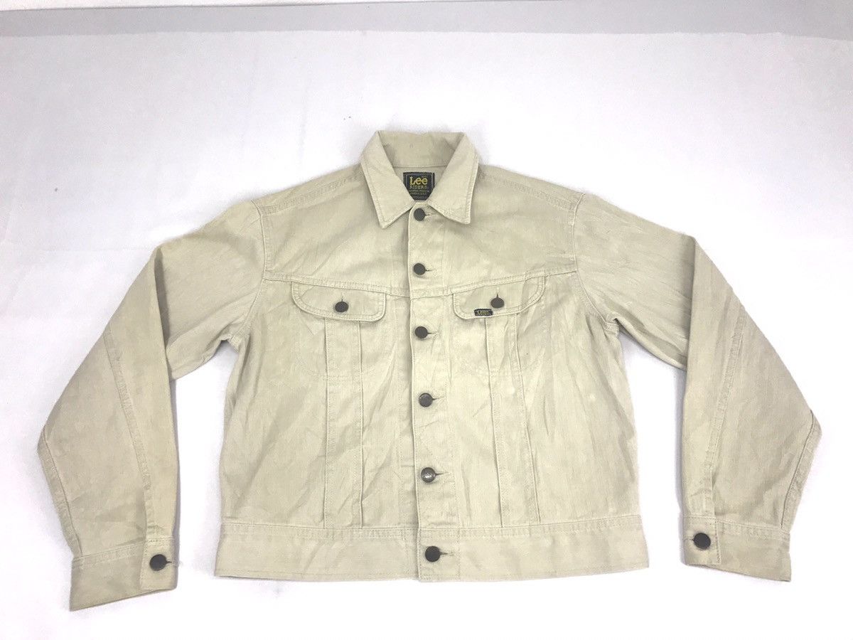 Japanese Brand Lee Denim Jacket Trucker Double Pockets Buttonfly Size M / US 6-8 / IT 42-44 - 1 Thumbnail