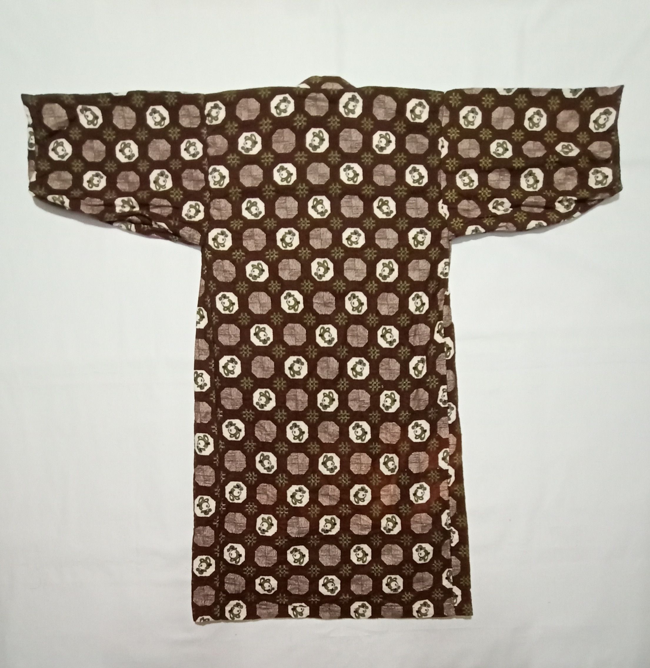 Japanese Brand Kimono Hanten Haori Japanese Tradition Animal Design Size US XXS / EU 40 - 2 Thumbnail