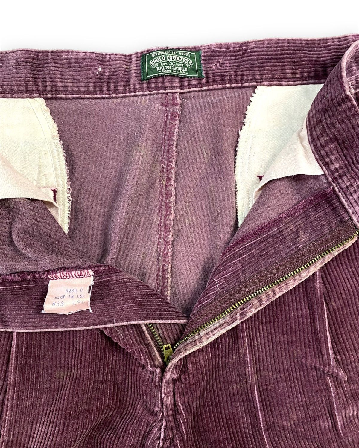 Polo Ralph Lauren × Ralph Lauren × Vintage Vintage 90s Polo Ralph Lauren Corduroy Pants Size US 32 / EU 48 - 2 Thumbnail